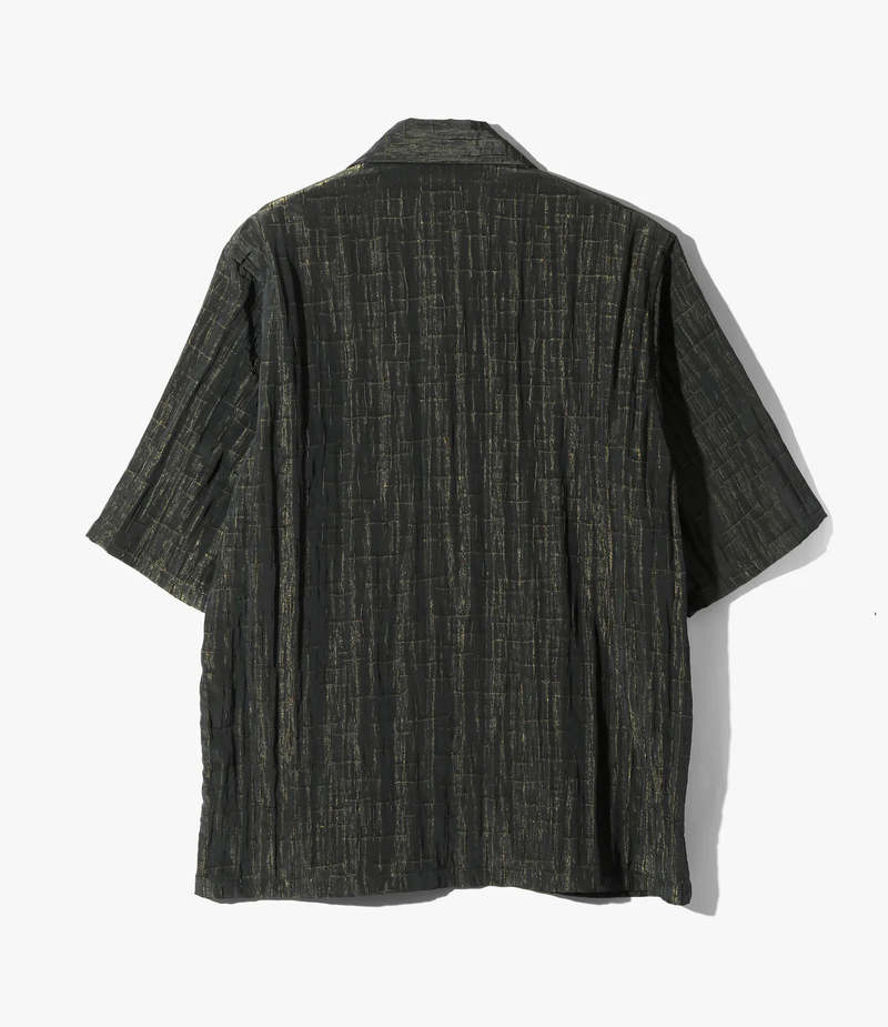 Needles R/N Bright Cloth Cabana Shirt - Cross/Black | Garmentory