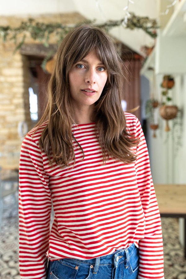 Ivy Sadie Slub Top - Red/Ecru Stripe Ivy Sadie Slub Top - Red/Ecru Stripe