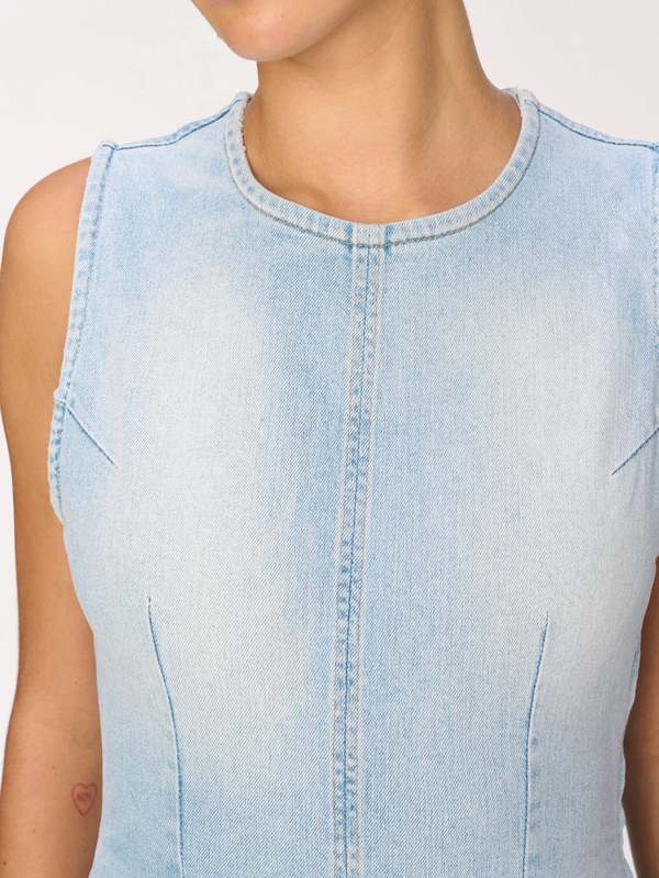 DL 1961 Esme Denim Midi Dress | Garmentory