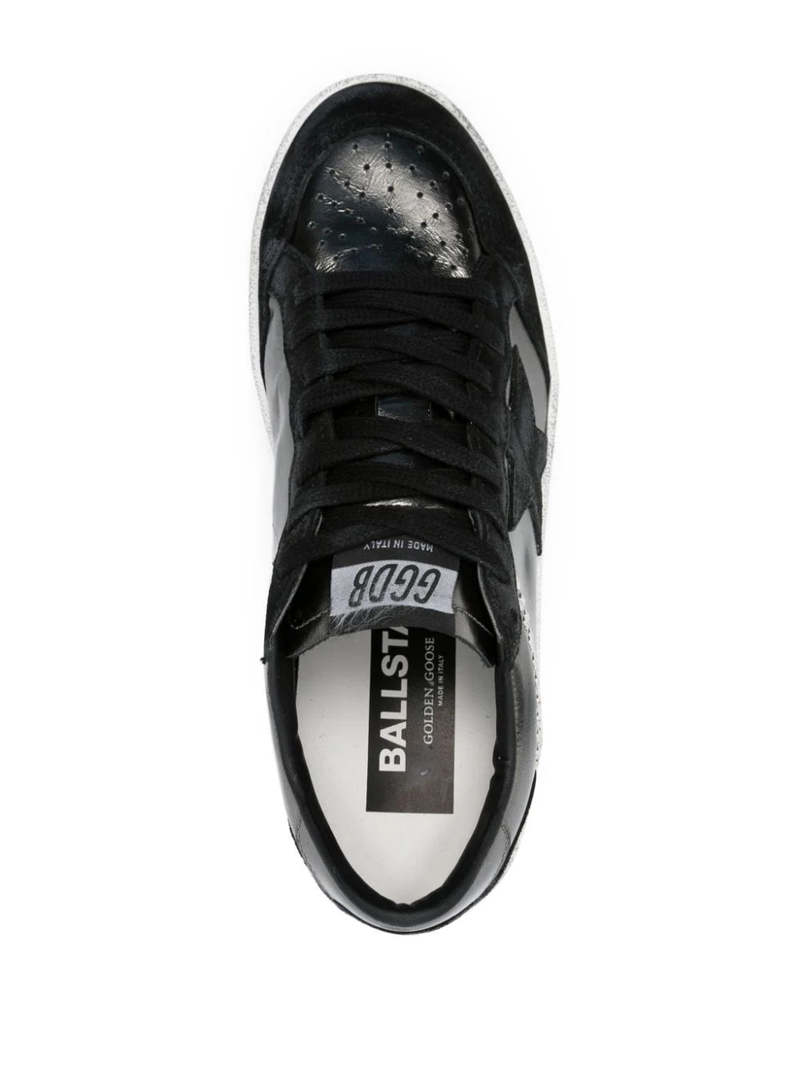 Golden Goose Ball Star Sneakers - Black/Anthracite | Garmentory