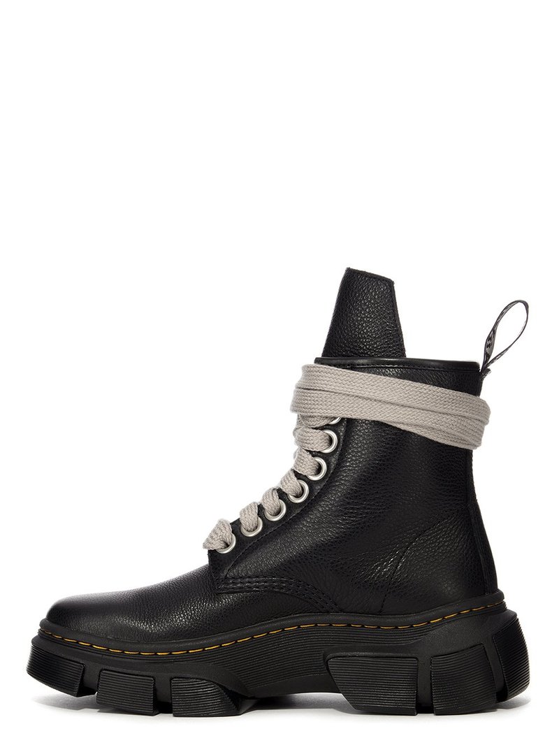 Rick Owens x Dr. Martens 1460 Jumbo Lace Boots - Black/Milk 