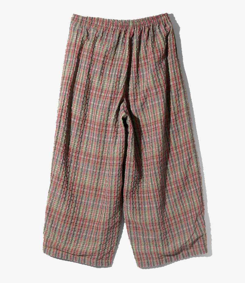 国内発送 Sucker Chiffon PE/R H.D.P. Needles Pant Green Plaid - パンツ