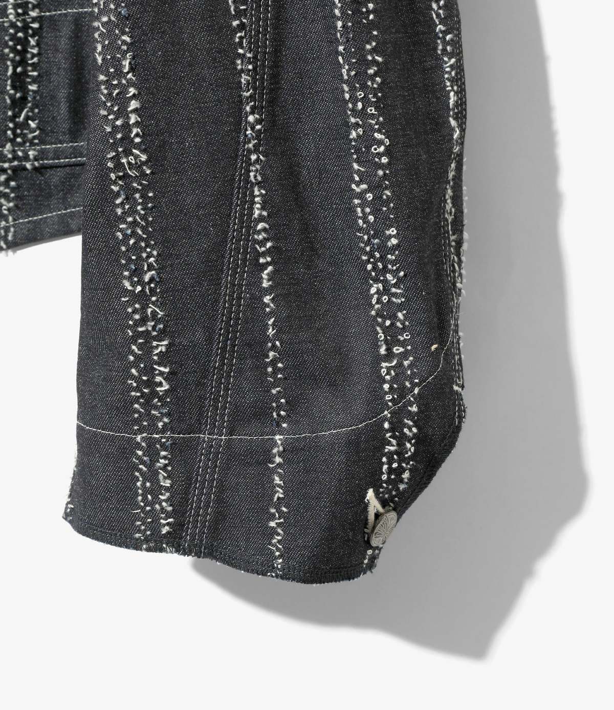 Needles 10oz Denim Short Coverall - Stripe Needle Punch