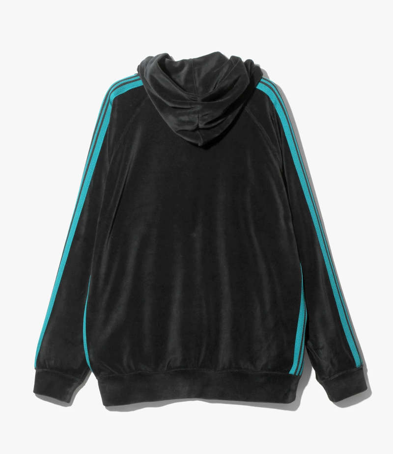 トップス Needles Track Hoody - C/Pe Velour BLACK Track Hoody - C/Pe Velour | NEEDLES(ニードルズ) / トップス