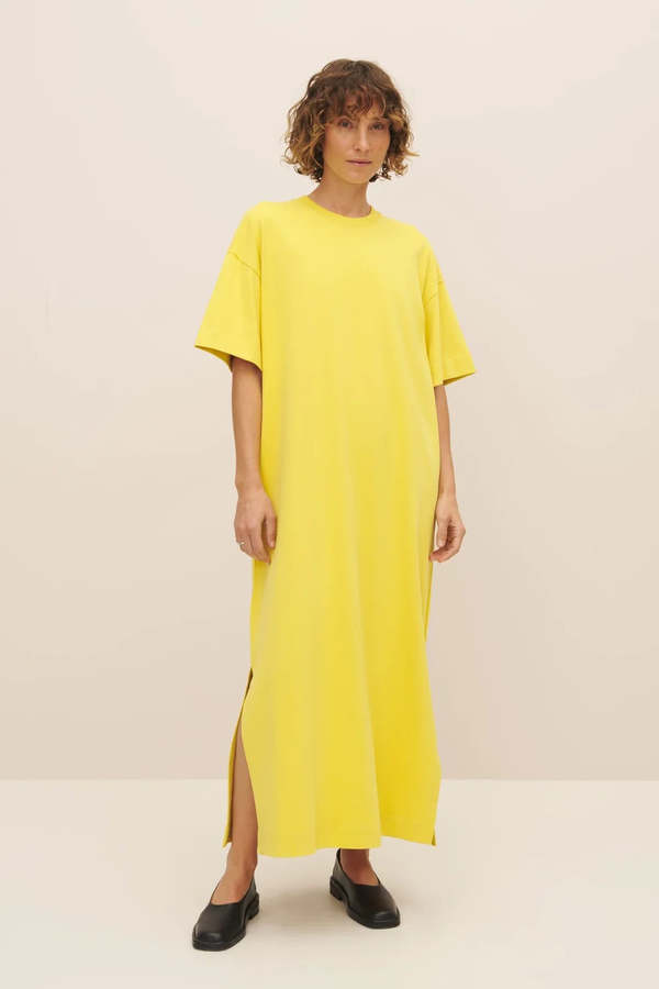 oversized yellow t shirt dress Dresswel Oversized T Shirts for Women Plus Size Short Sleeve Quarter Zip  Pullover Tees High Low Side Slit Loose Tunic Tops Yellow, Large at Amazon  Women's Clothing store