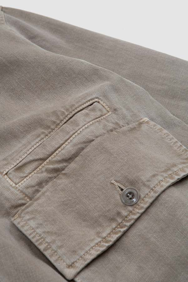 Lemaire Boxy Jacket - Denim Snow Beige | Garmentory
