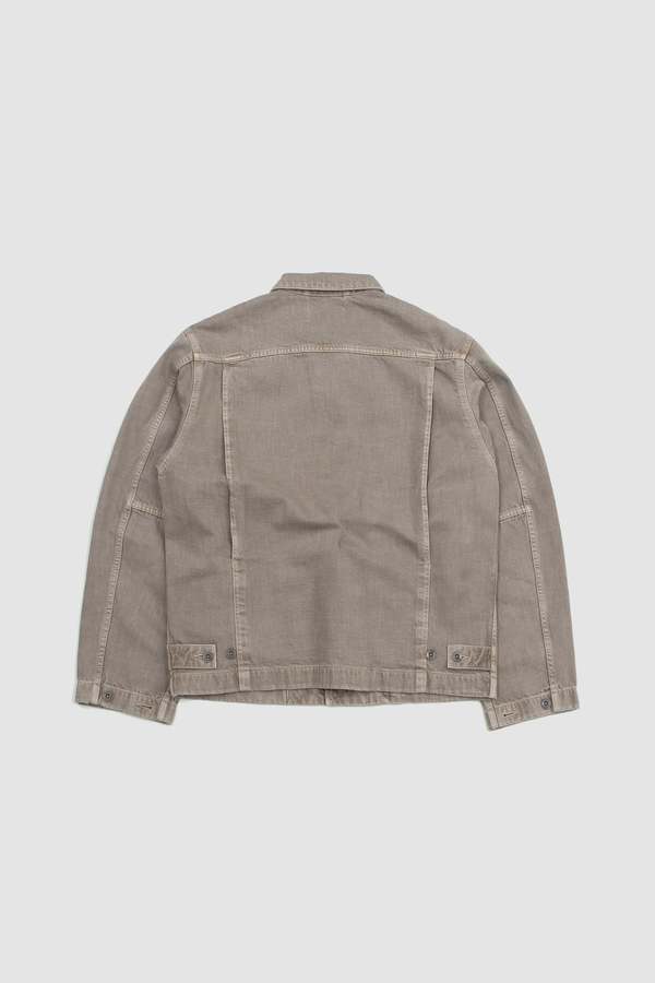 Lemaire Boxy Jacket - Denim Snow Beige | Garmentory