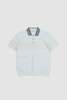 Wales Bonner Dawn Knit Polo - White/Ivory - Thumbnail 2