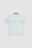 Wales Bonner Dawn Knit Polo - White/Ivory - Thumbnail 5