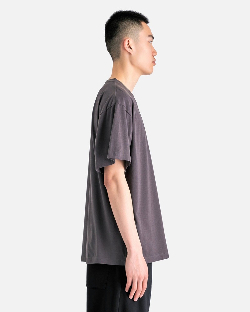Tシャツ・カットソー MM6 MAISON MARGIELA DARK GREY WOOL TOP MM6 Maison Margiela Men's Stretched Number Logo T-Shirt in