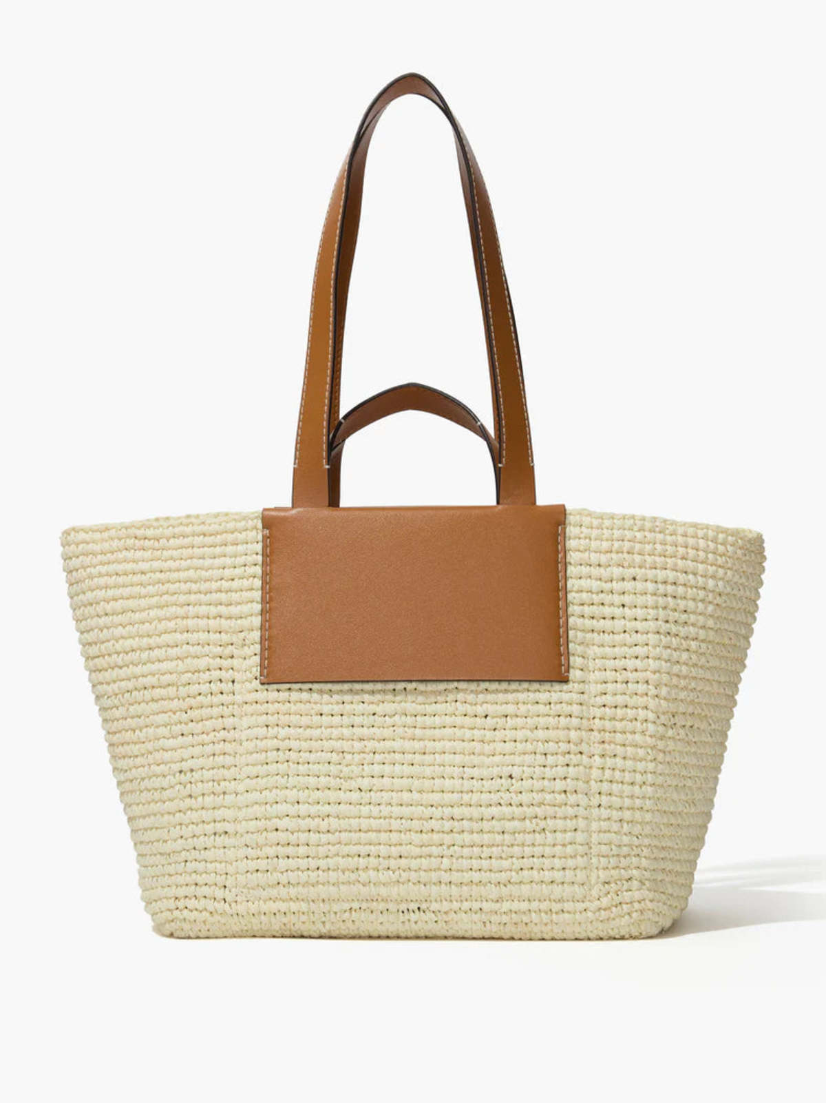Proenza Schouler Large Morris Raffia Tote - Ivory | Garmentory