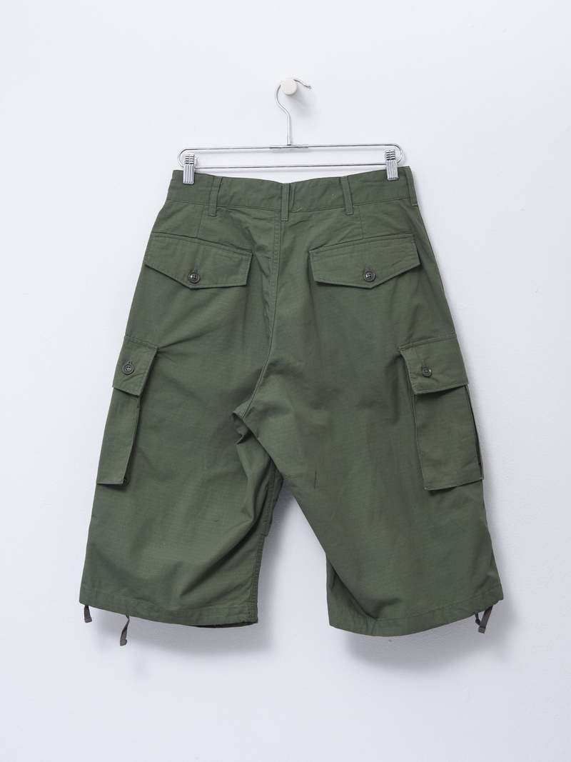Engineered Garments FA Cotton Ripstop Short - Olive | Garmentory