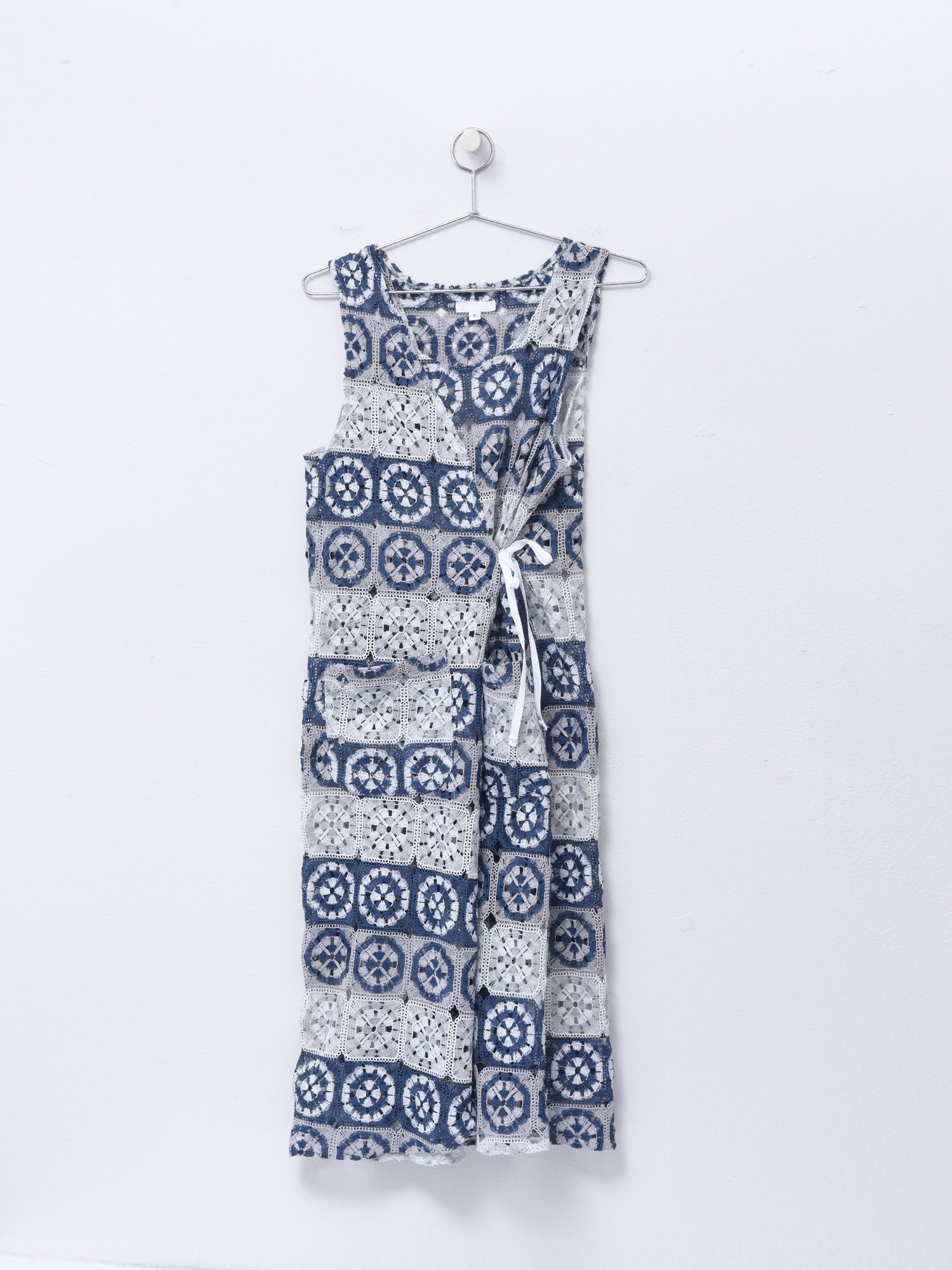 Engineered Garments|DRESSES (Wrap Vest Dress A - Blue/G Wrap-Vest-Dress-A---Blue-Grey-