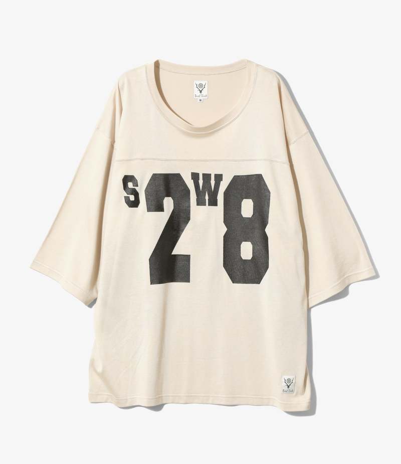 South2 West8 R/C Jersey Hockey Tee - Ivory | Garmentory