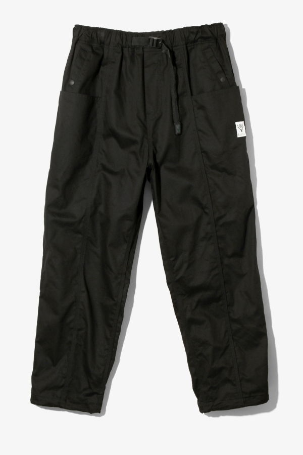 South2 West8 Belted C S Cotton Back Sateen Pant - - Black