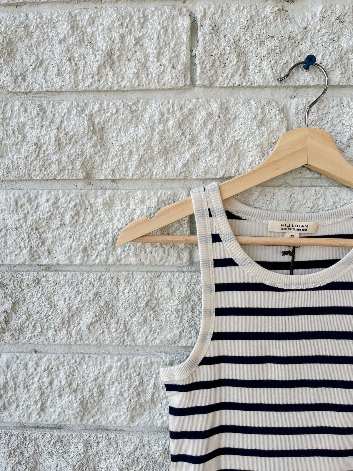Jennifer Rib Tank in Midnight main image 1