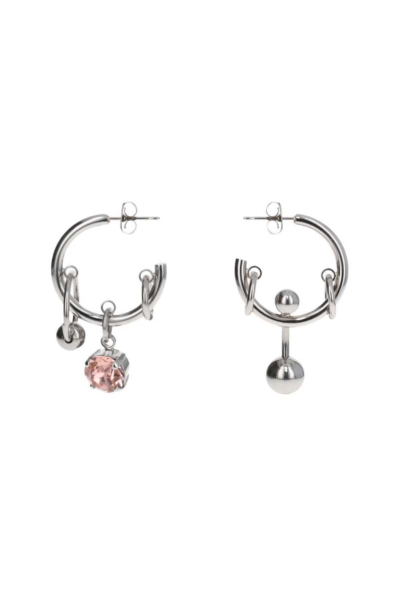 ピアス Justine Clenquet LOIS EARRING (LOISEARRING S PALLADIUM) Justine Clenquet Carol Earrings - Gold / Palladium – Kith Europe