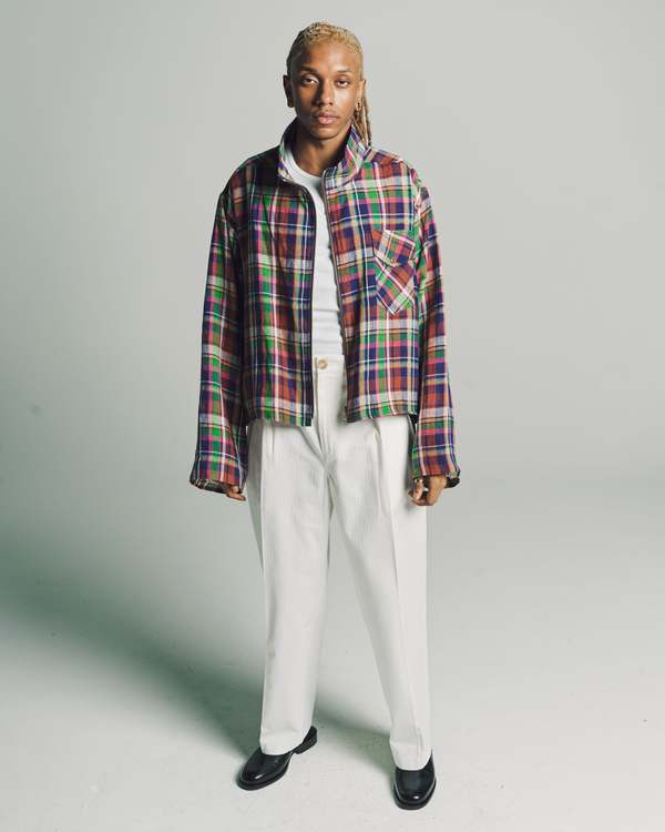 3MAN Spring Blouson - Multicolor Check | Garmentory