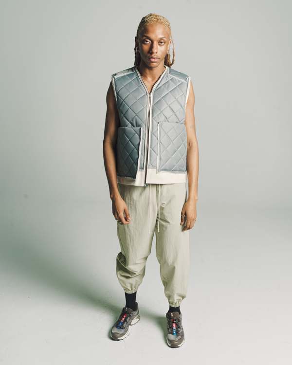 Camiel Fortgens Nylon Research Zip Vest - Sage | Garmentory