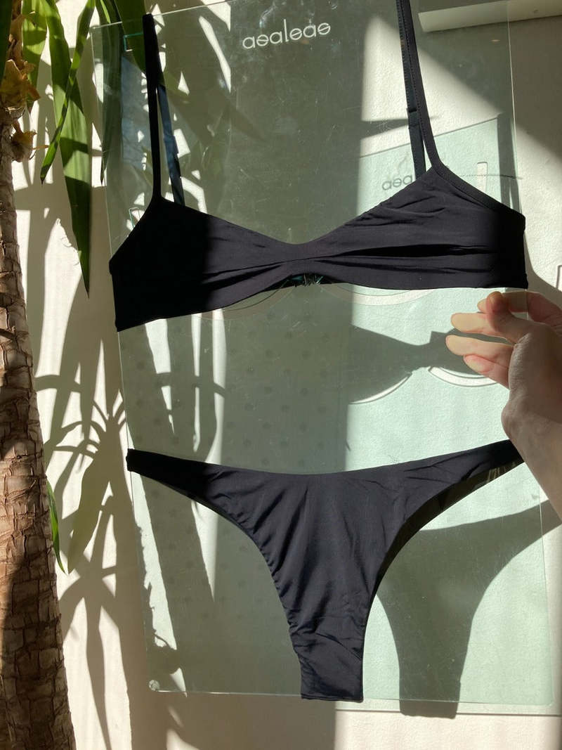 Haight Monica Bikini Top - Black | Garmentory