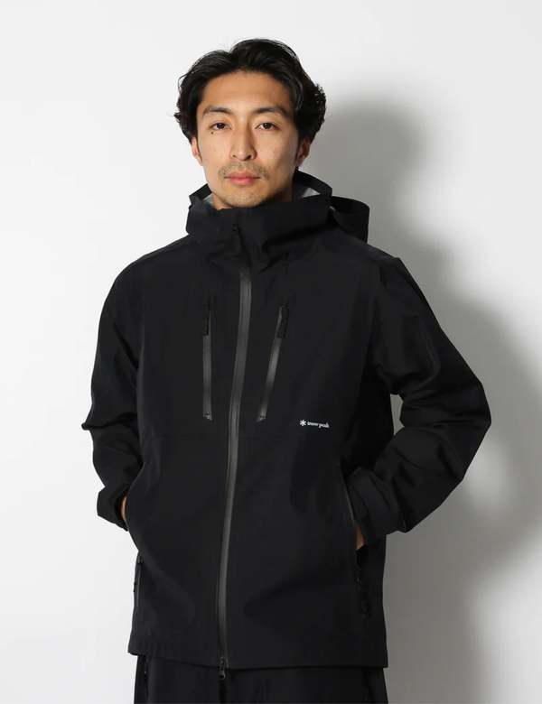 Snow Peak Gore-Tex Rain Jacket - Black | Garmentory