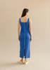  Bronze Age Muse Dress - Wavy Cobalt - Thumbnail 2