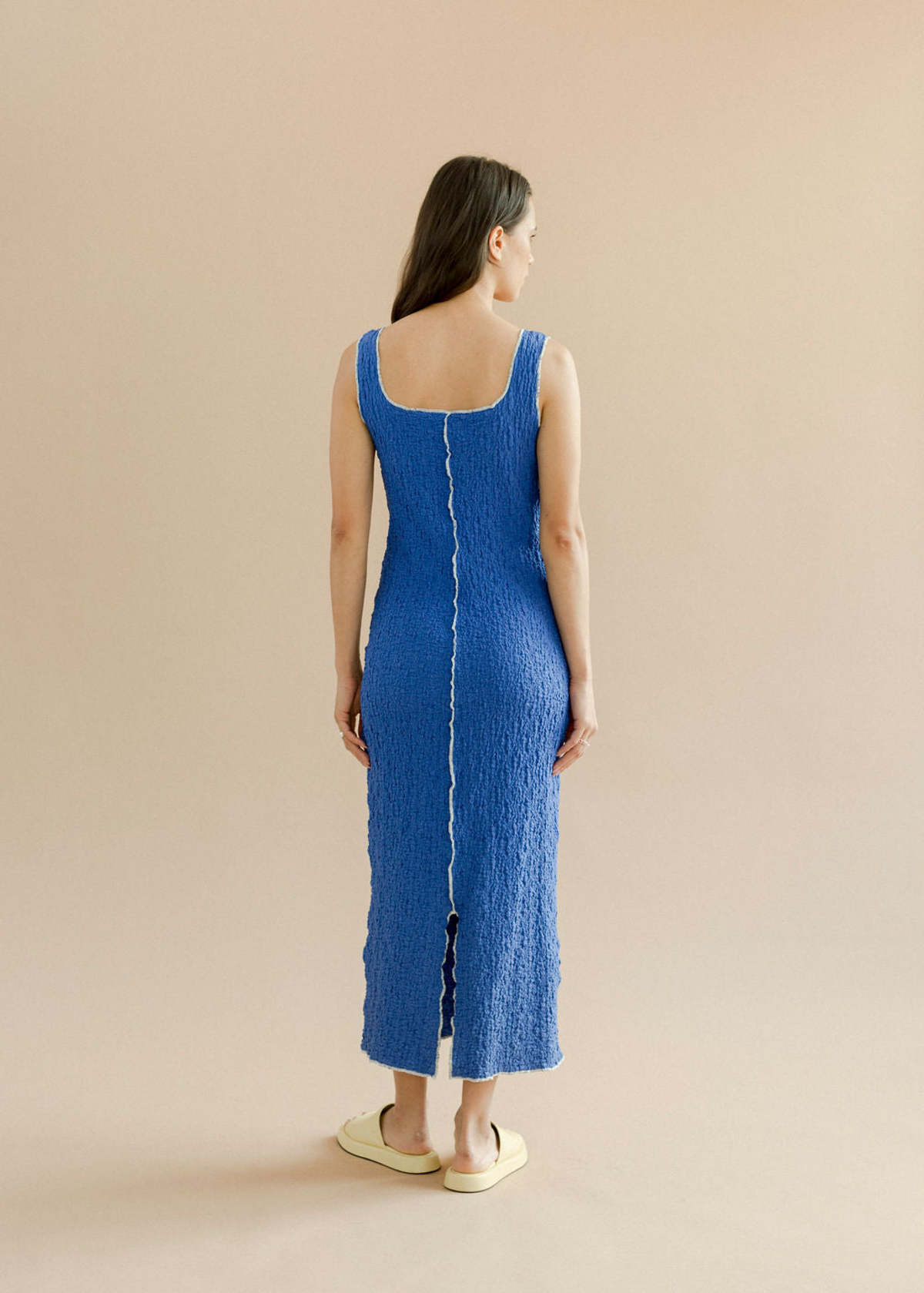  Bronze Age Muse Dress - Wavy Cobalt - Image 2 of 3