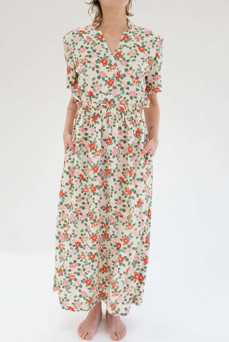 Beklina Okinawa Top - Ivory Floral Beklina Okinawa Top - Ivory Floral