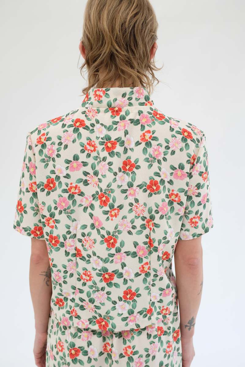 Beklina Okinawa Top - Ivory Floral Beklina Okinawa Top - Ivory Floral