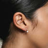 Wolf Circus Swirl Pearl Earring - Thumbnail 5