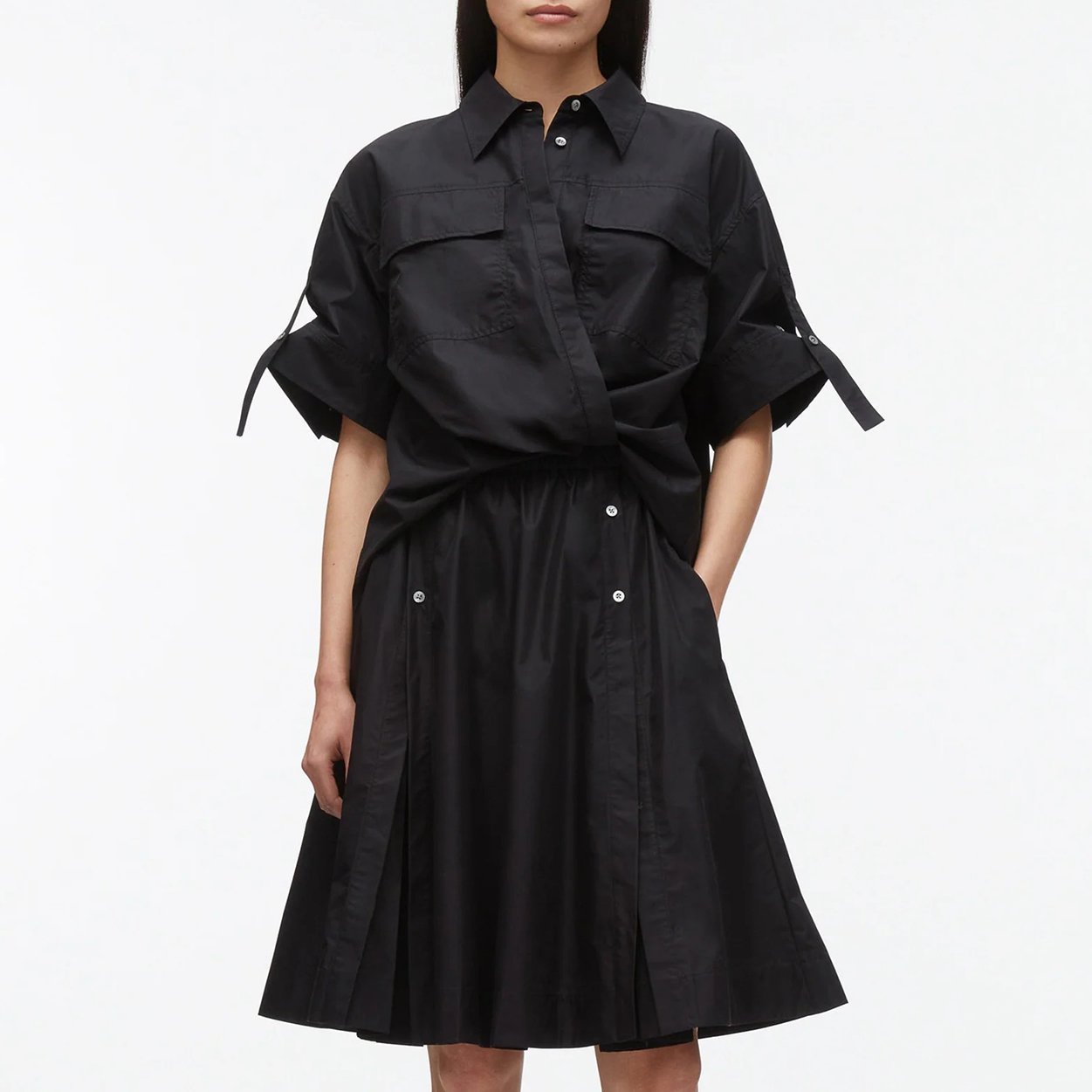 phillip lim tucked front shirt dress 3.1 Phillip Lim Tucked Front Shirt Dress