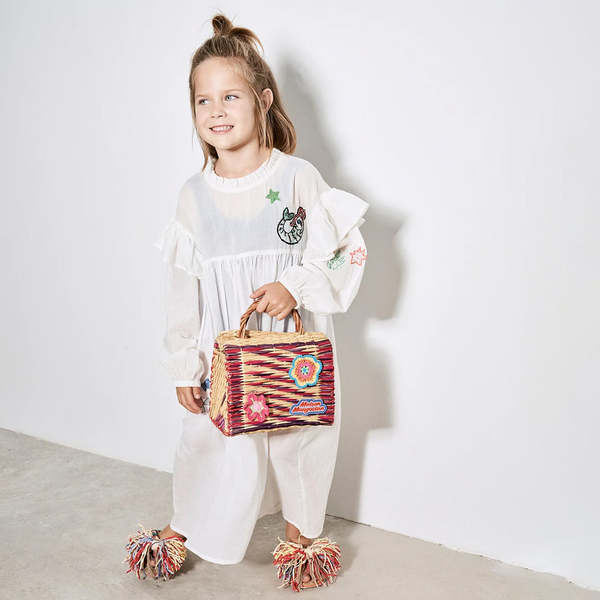 Kids Maison Mangostan Child Mermaid Dress - White