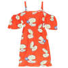 Kids Maison Mangostan Child Oysters Dress - Red - Thumbnail 2