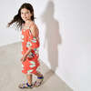 Kids Maison Mangostan Child Oysters Dress - Red - Thumbnail 1