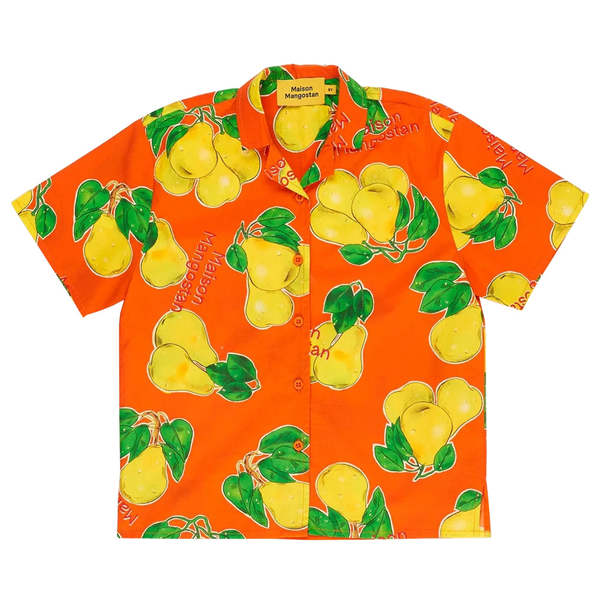 Maison Mangostan Woman Peritas Shirt - Orange