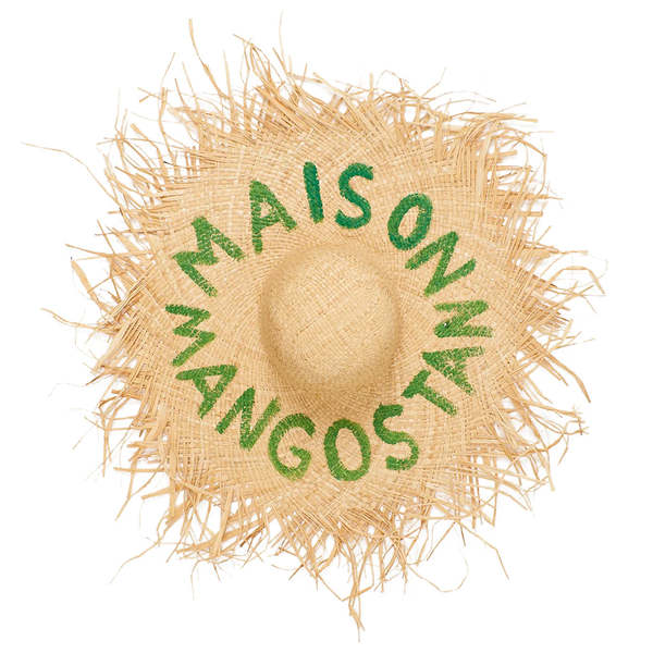 Maison Mangostan Straw Hat - Beige