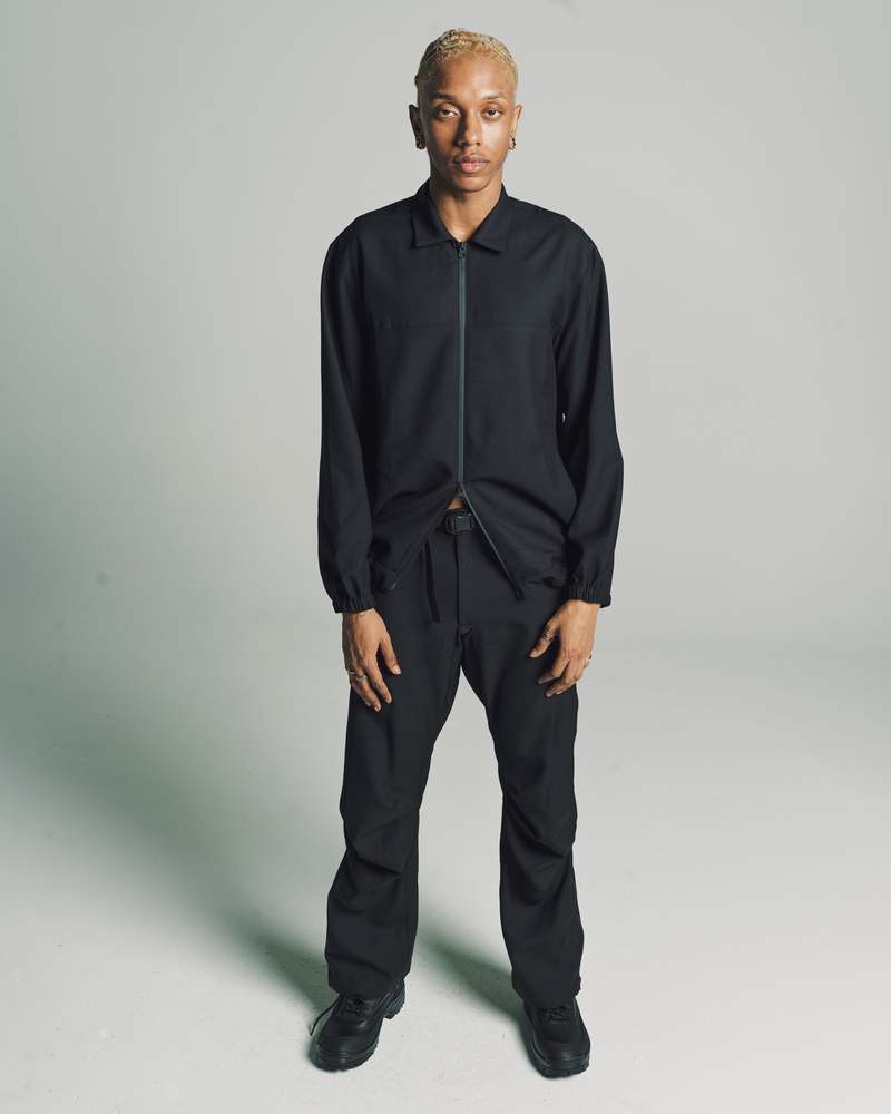 [激レア]GR10K TWILL ARCPANTS GR10K Titanus Twill Hard Wool Arc Pants Black SS24GR1AAWCBL