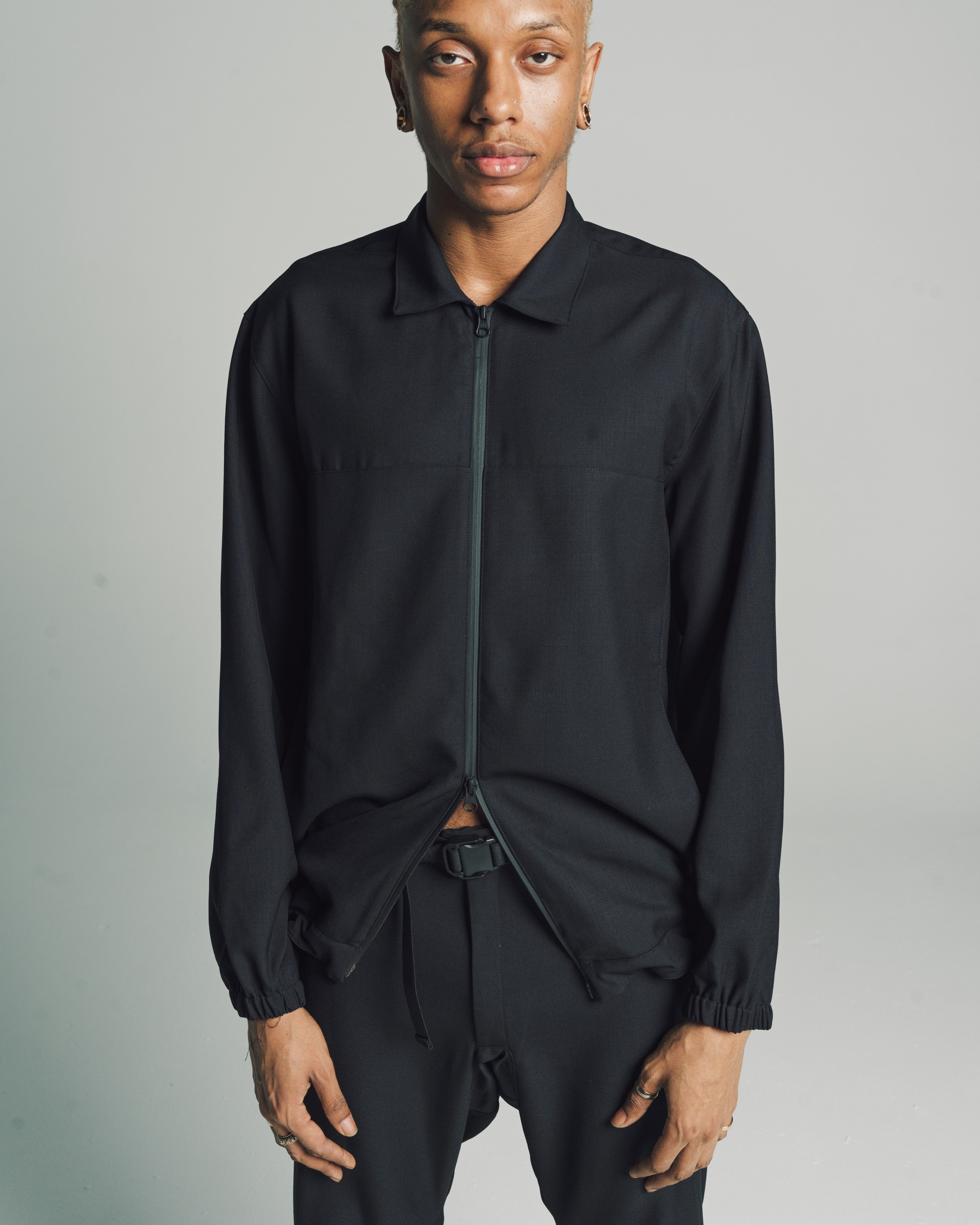 -*様 GR10K FOWLER WRP JACKET GR10K Wool Titanus Twill Hard Paneled Jacket - Black