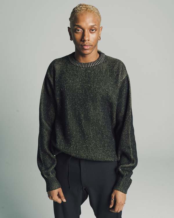 GR10K Herren Compact Knit Aimless Sweater - Black | Garmentory