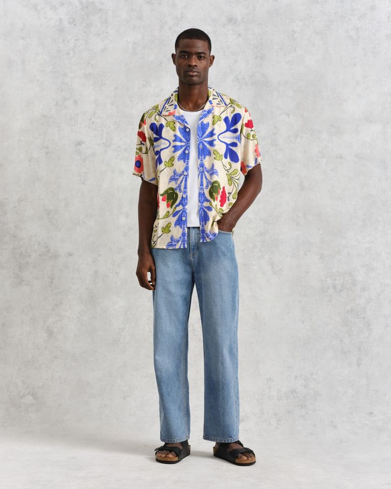 Wax London Didcot Shirt - Summer Floral Wax London Didcot Shirt - Summer Floral