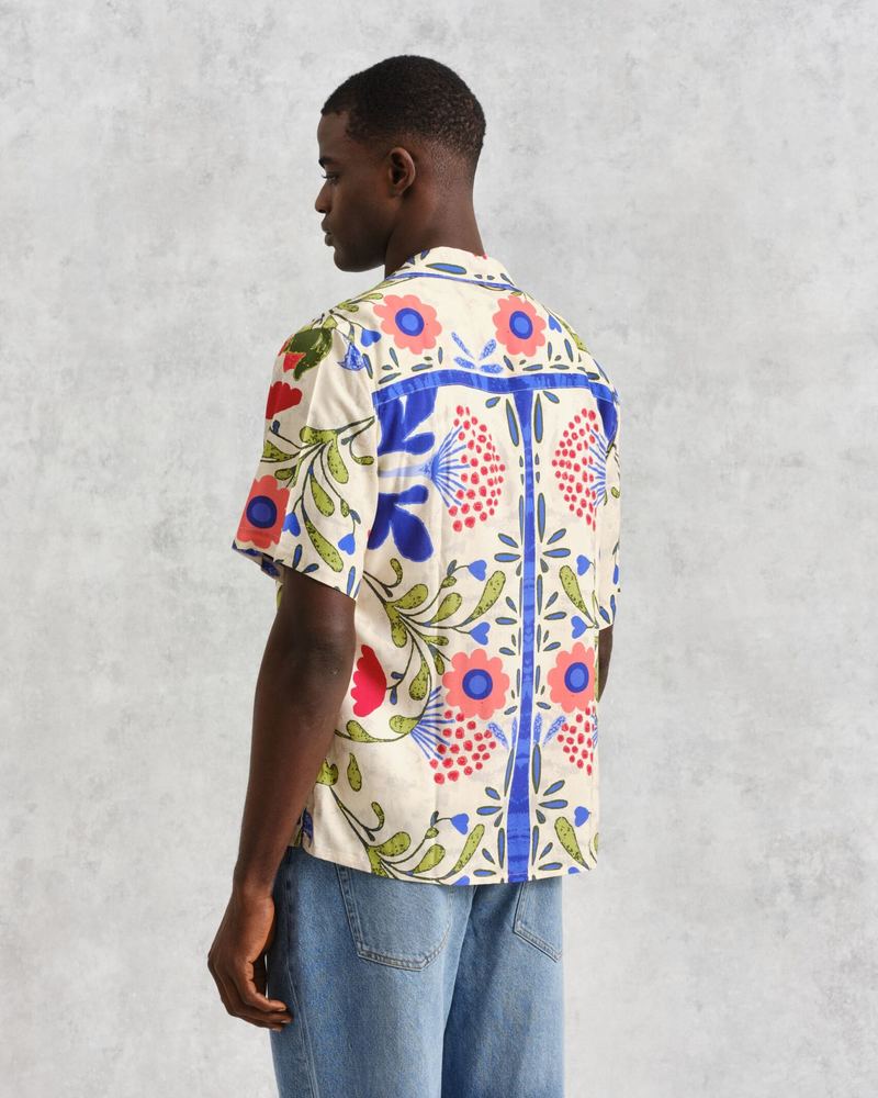 Wax London Didcot Shirt - Summer Floral Wax London Didcot Shirt - Summer Floral