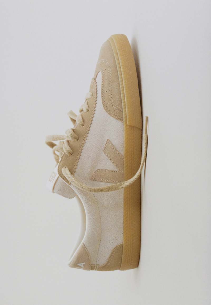 VEJA Volley Suede Sneakers - Natural Sahara/Natural | Garmentory
