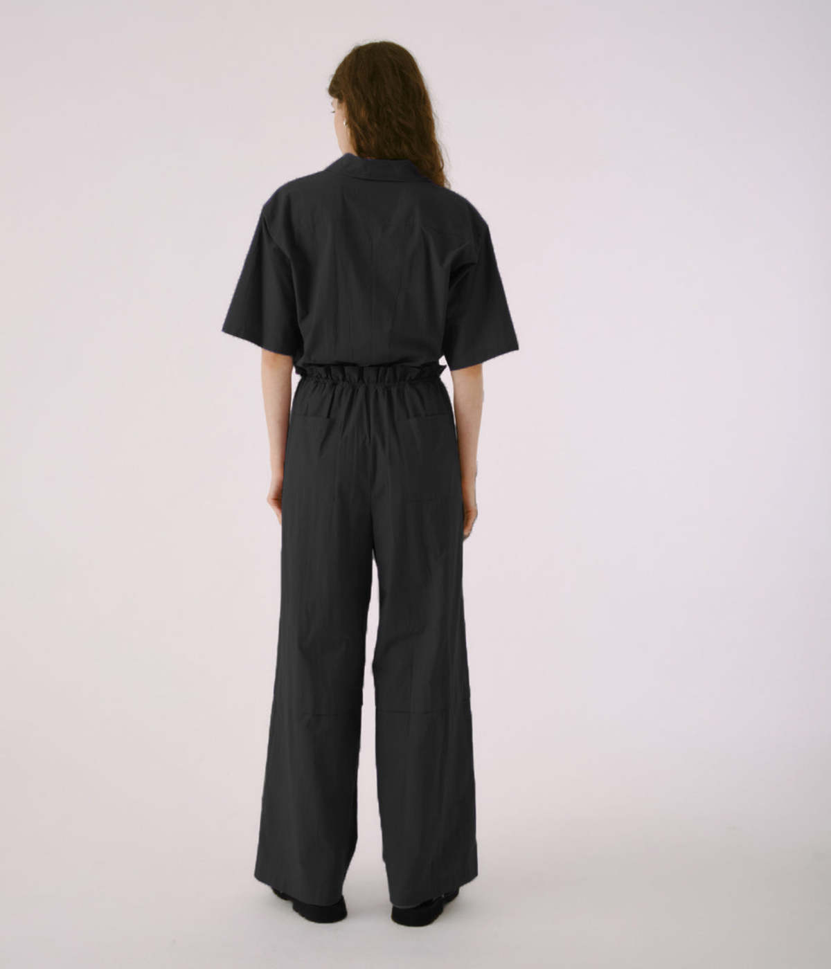 新品未使用タグ付　SAYAKA DAVIS V-neck Jumsuit S Fashion Sleeveless V Neck Zipper Jumpsuit Office Lady