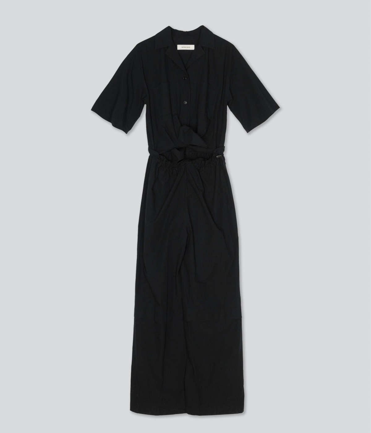 新品未使用タグ付　SAYAKA DAVIS V-neck Jumsuit S Namu Shop - Sayaka Davis Open Collar Jumpsuit - Black