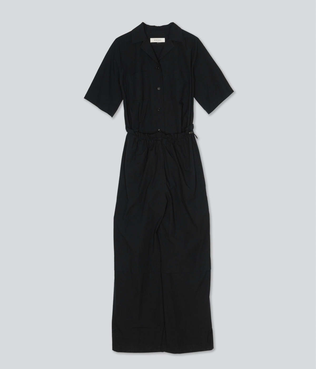 新品未使用タグ付　SAYAKA DAVIS V-neck Jumsuit S SAYAKA DAVIS NEW YORK Open Collar Jumpsuit - Black | Garmentory