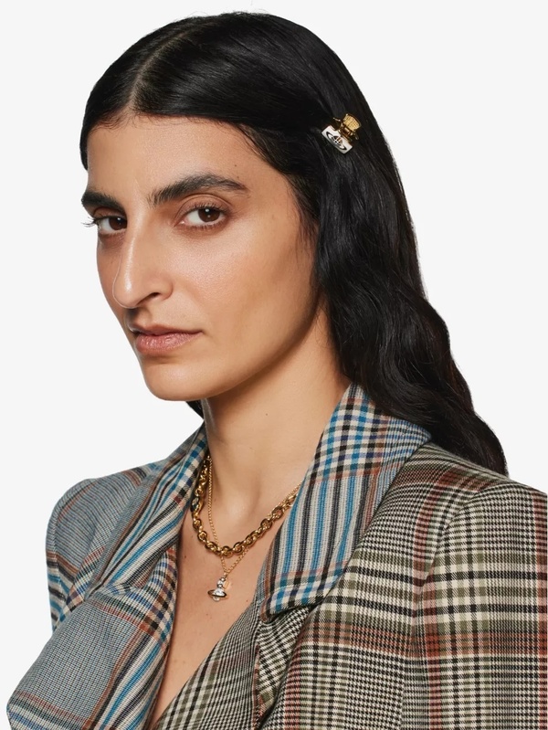 Vivienne Westwood Mini Claw Hair Clips - Gold | Garmentory