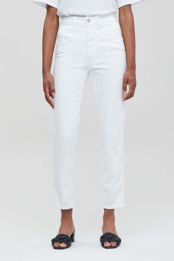 Closed Pedal Pusher - White | Garmentory