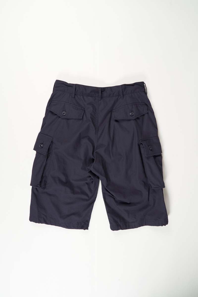 Engineered Garments Cotton Ripstop FA Short - Dark Navy Engineered Garments Cotton Ripstop FA Short - Dark Navy