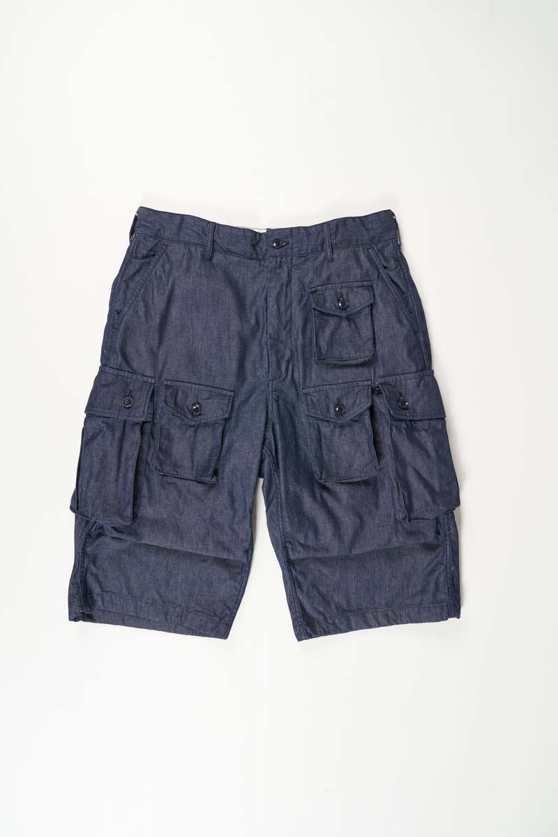 Engineered Garments 8oz Cone Denim FA Short - Indigo | Garmentory