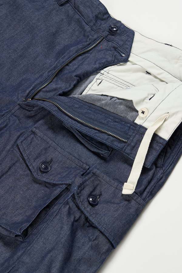 Engineered Garments 8oz Cone Denim FA Short - Indigo | Garmentory